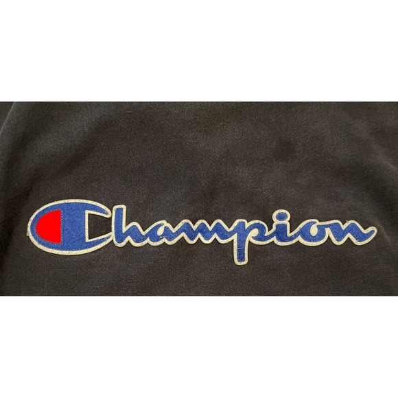 Champion Reverse Weave Sweater Mens Size Small Big‎ Spellout Blue - Picture 2 of 7